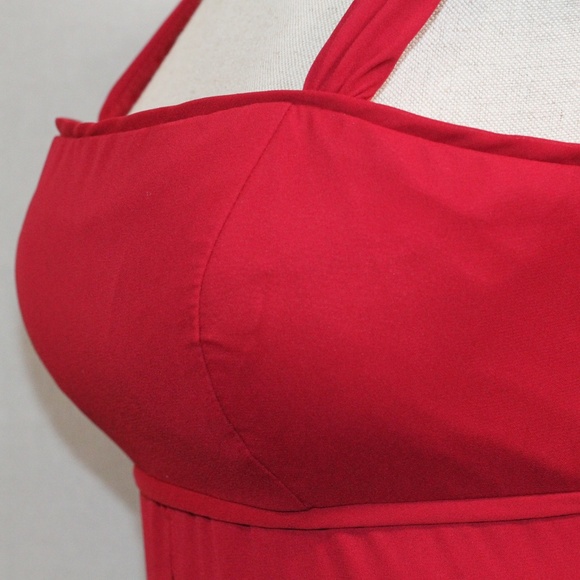 David's Bridal Red Gown - Picture 5 of 11